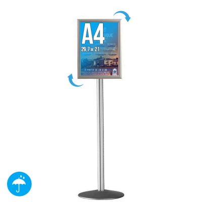 Porte-messages extérieur étanche A4