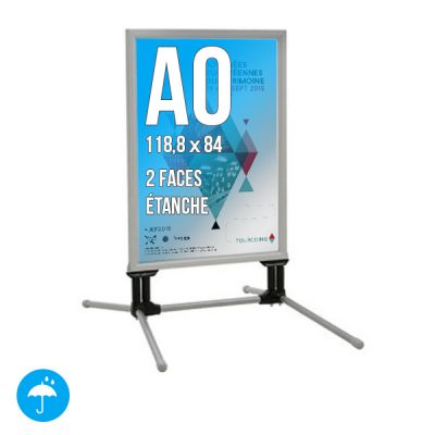 Panneau ressort étanche Cadro-clic base métal A0