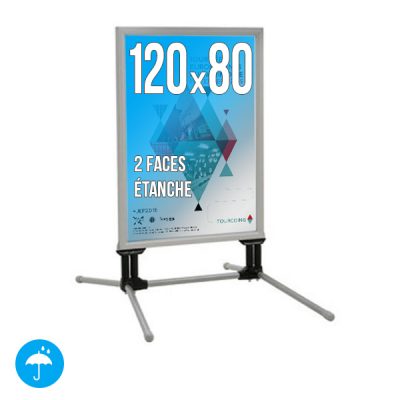 Panneau ressort étanche Cadro-clic base métal 120x80 cm