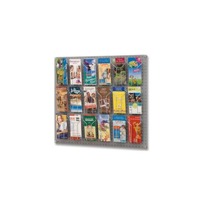 Panneau mural perforé + Portes brochures 1/3 A4