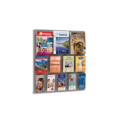 Panneau mural perforé + Portes brochures divers