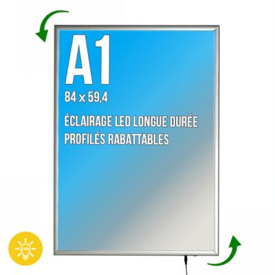 Cadre clic-clac LED-box slim 25mm A1