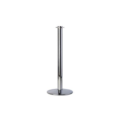 Poteau de guidage chromé pour cordon