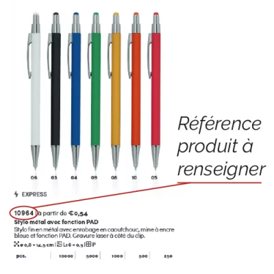 Prise d'infos goodies